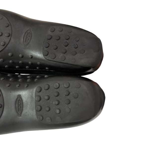 TOD’S - MEN’S SIZE 9 - BLACK SUEDE - SLIP ON CITY DRIVING LOAFERS SHOES -S2 - Picture 14 of 15
